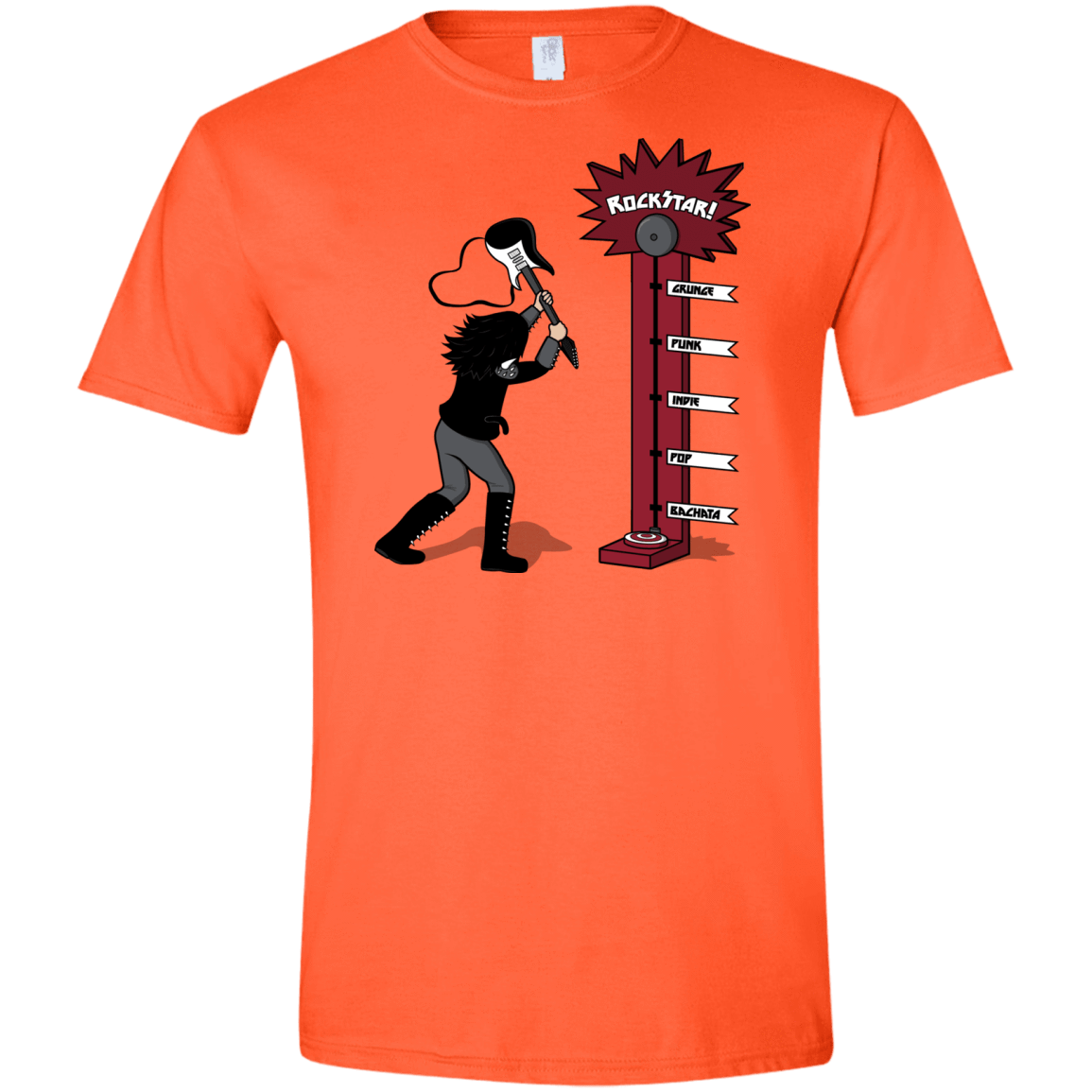 T-Shirts Orange / S Rockstar Men's Semi-Fitted Softstyle