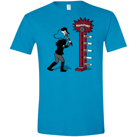 T-Shirts Sapphire / S Rockstar Men's Semi-Fitted Softstyle