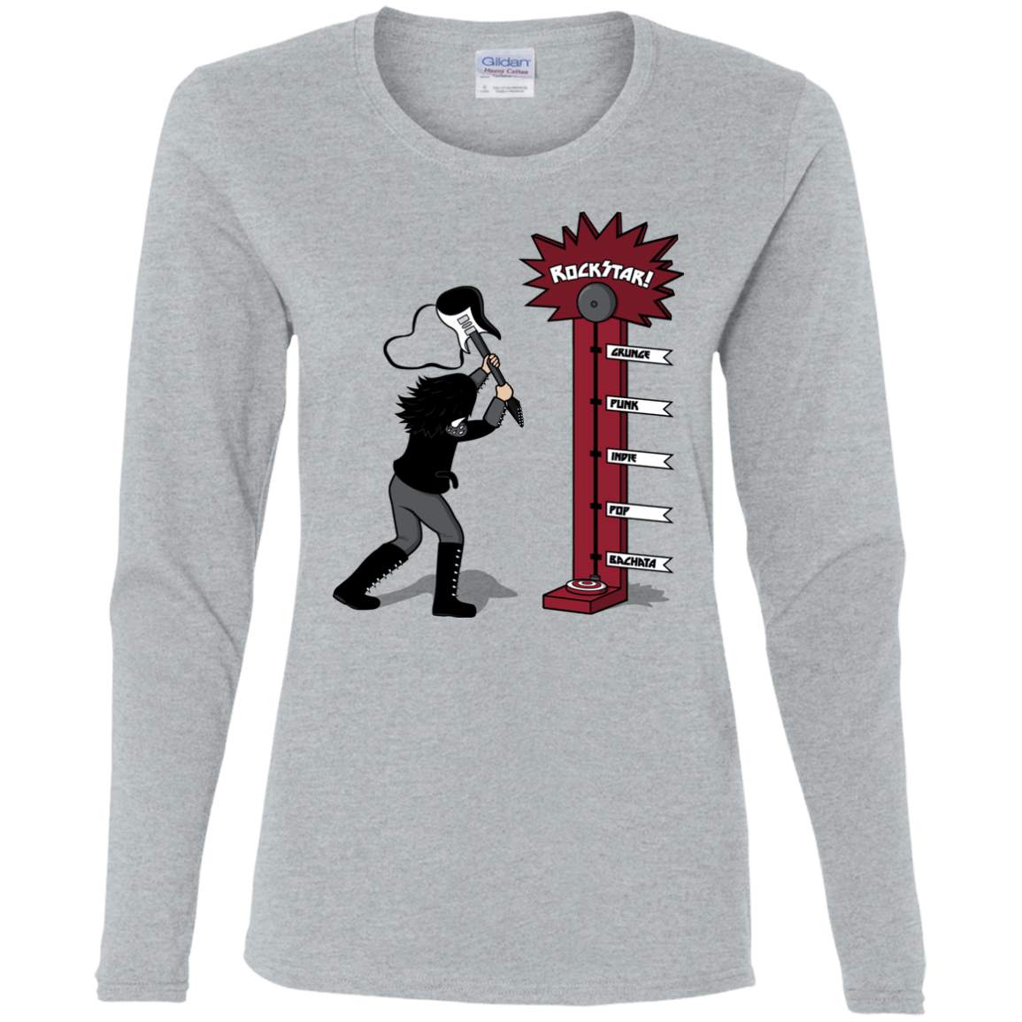 T-Shirts Sport Grey / S Rockstar Women's Long Sleeve T-Shirt