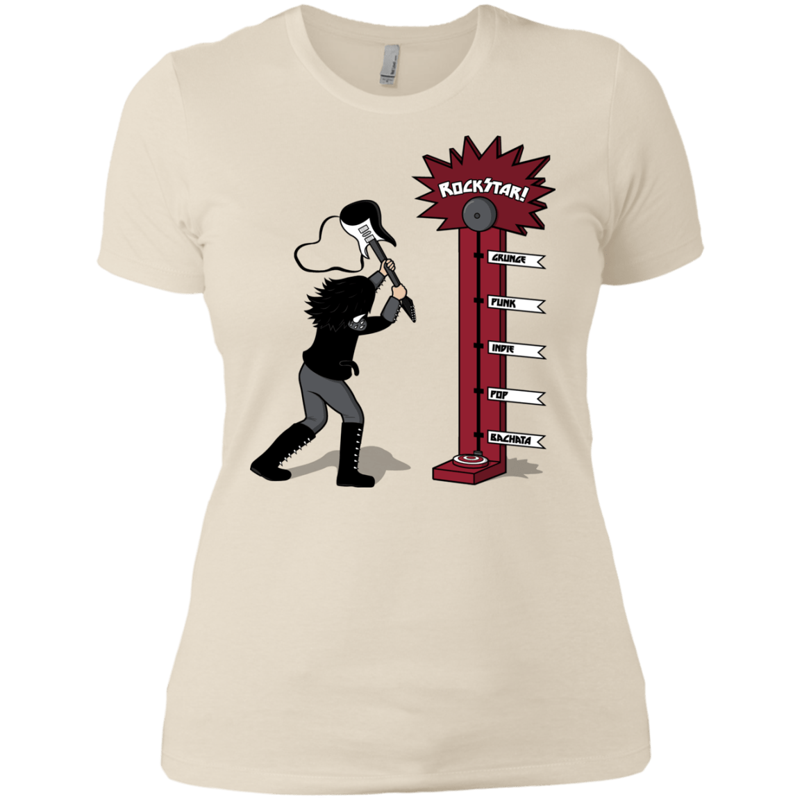 T-Shirts Ivory/ / X-Small Rockstar Women's Premium T-Shirt