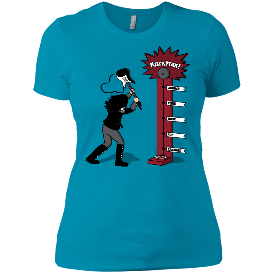 T-Shirts Turquoise / X-Small Rockstar Women's Premium T-Shirt