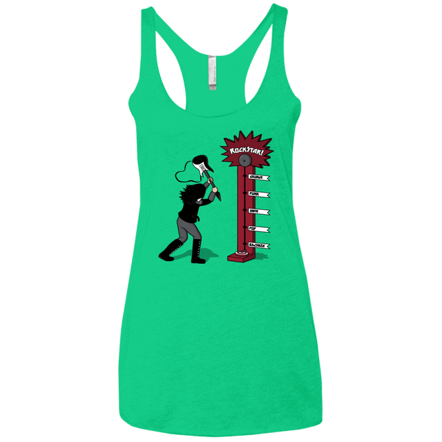 T-Shirts Envy / X-Small Rockstar Women's Triblend Racerback Tank