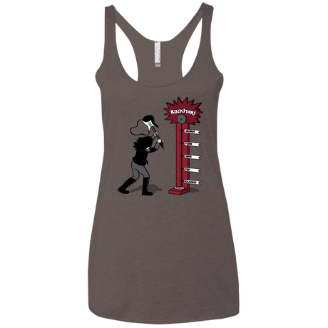 T-Shirts Macchiato / X-Small Rockstar Women's Triblend Racerback Tank