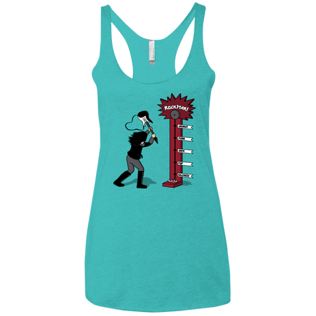 T-Shirts Tahiti Blue / X-Small Rockstar Women's Triblend Racerback Tank