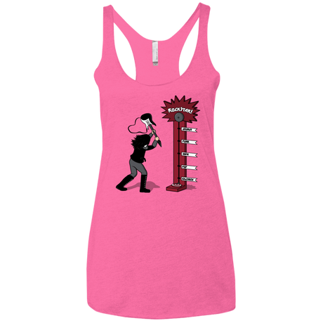 T-Shirts Vintage Pink / X-Small Rockstar Women's Triblend Racerback Tank