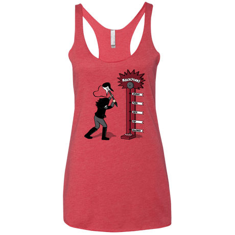 T-Shirts Vintage Red / X-Small Rockstar Women's Triblend Racerback Tank