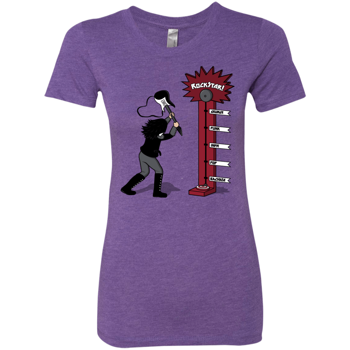 T-Shirts Purple Rush / S Rockstar Women's Triblend T-Shirt