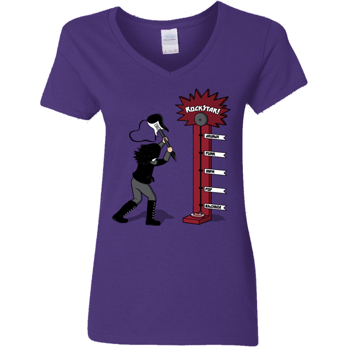 Rockstar Women's V-Neck T-Shirt