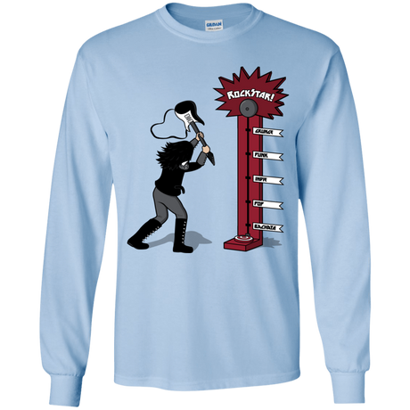 T-Shirts Light Blue / YS Rockstar Youth Long Sleeve T-Shirt