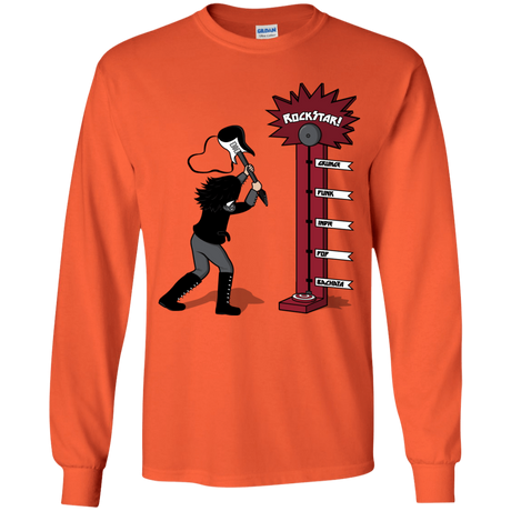 T-Shirts Orange / YS Rockstar Youth Long Sleeve T-Shirt