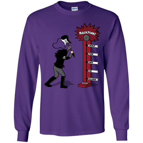 T-Shirts Purple / YS Rockstar Youth Long Sleeve T-Shirt