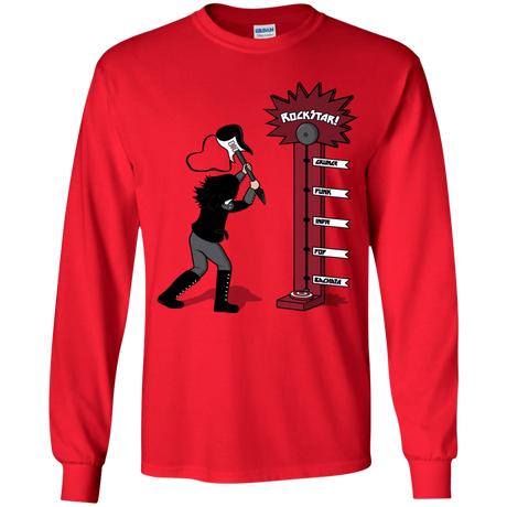 T-Shirts Red / YS Rockstar Youth Long Sleeve T-Shirt