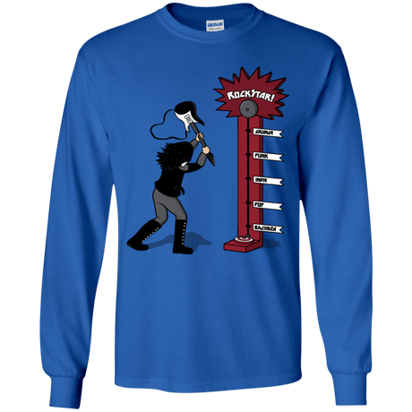 T-Shirts Royal / YS Rockstar Youth Long Sleeve T-Shirt
