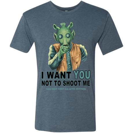 T-Shirts Indigo / Small Rodian Petition Men's Triblend T-Shirt