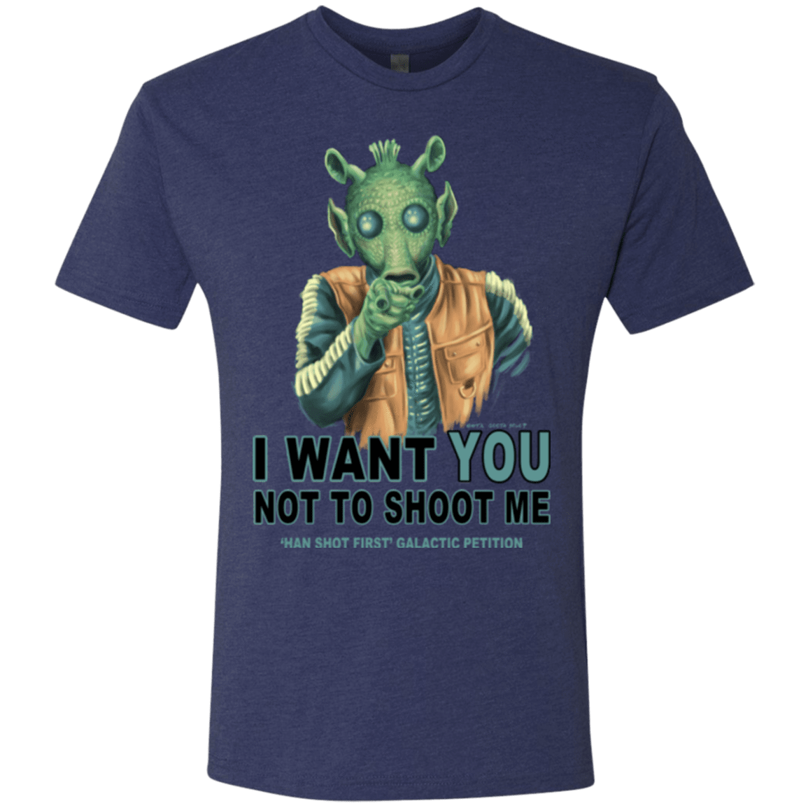 T-Shirts Vintage Navy / Small Rodian Petition Men's Triblend T-Shirt