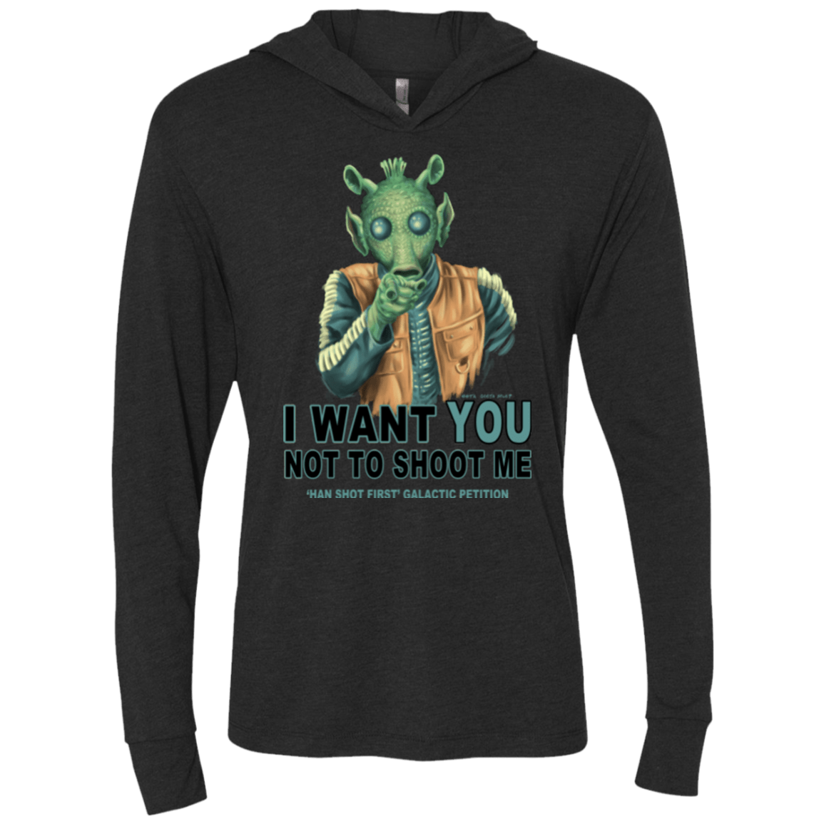 T-Shirts Vintage Black / X-Small Rodian Petition Triblend Long Sleeve Hoodie Tee