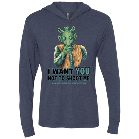 T-Shirts Vintage Navy / X-Small Rodian Petition Triblend Long Sleeve Hoodie Tee