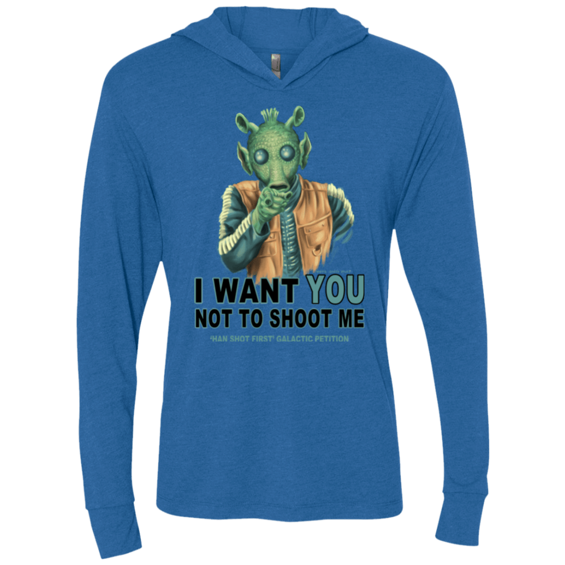 T-Shirts Vintage Royal / X-Small Rodian Petition Triblend Long Sleeve Hoodie Tee