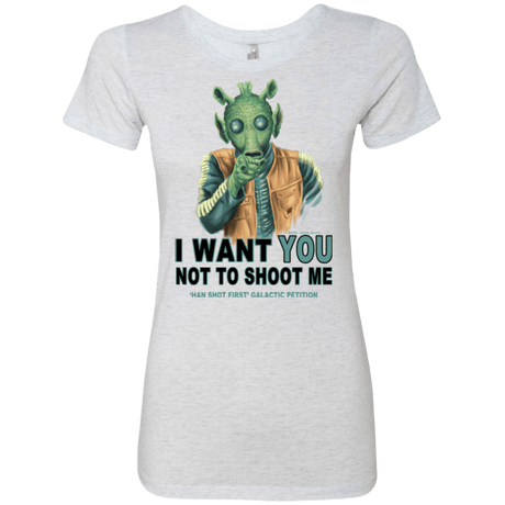 T-Shirts Heather White / Small Rodian Petition Women's Triblend T-Shirt