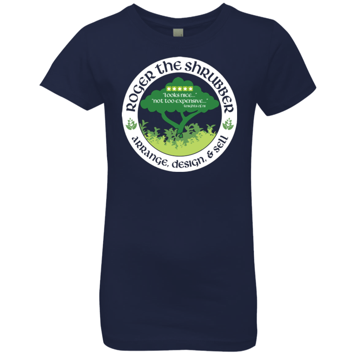 T-Shirts Midnight Navy / YXS Roger Girls Premium T-Shirt