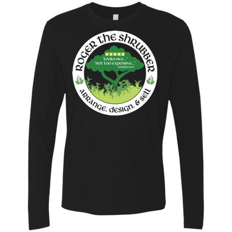 T-Shirts Black / Small Roger Men's Premium Long Sleeve