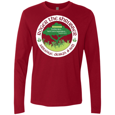 T-Shirts Cardinal / Small Roger Men's Premium Long Sleeve