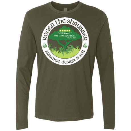 T-Shirts Military Green / Small Roger Men's Premium Long Sleeve
