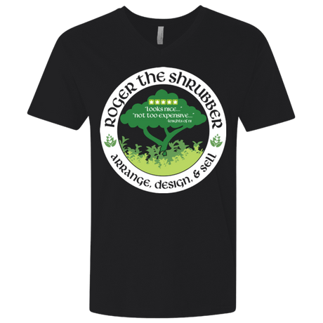 T-Shirts Black / X-Small Roger Men's Premium V-Neck