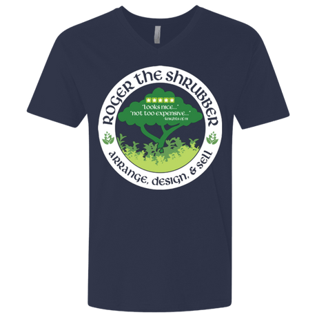 T-Shirts Midnight Navy / X-Small Roger Men's Premium V-Neck