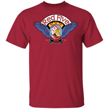 T-Shirts Cardinal / S Roger Red Five Xwing T-Shirt