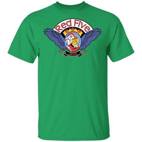 T-Shirts Irish Green / S Roger Red Five Xwing T-Shirt