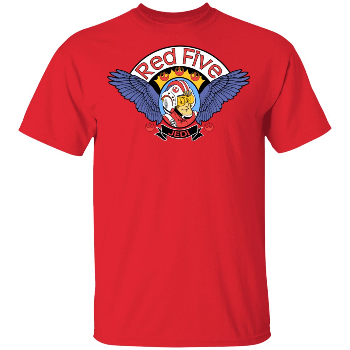 T-Shirts Red / S Roger Red Five Xwing T-Shirt