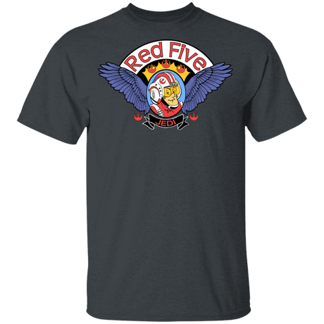 T-Shirts Dark Heather / YXS Roger Red Five Xwing Youth T-Shirt
