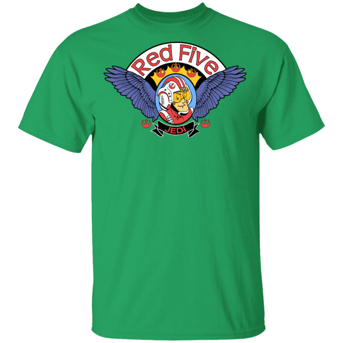 T-Shirts Irish Green / YXS Roger Red Five Xwing Youth T-Shirt