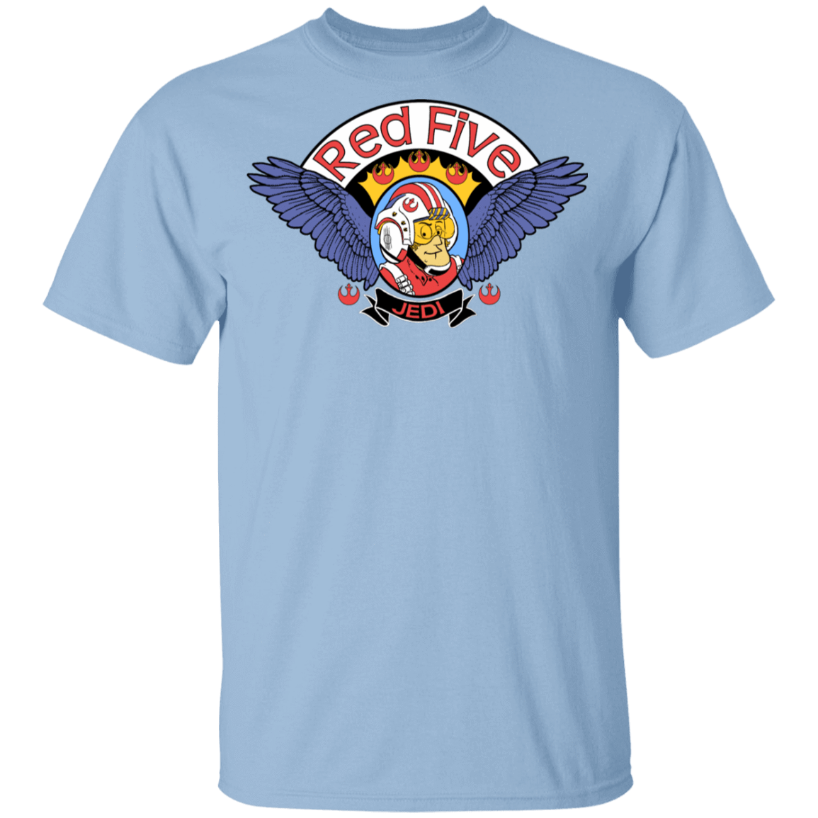 T-Shirts Light Blue / YXS Roger Red Five Xwing Youth T-Shirt