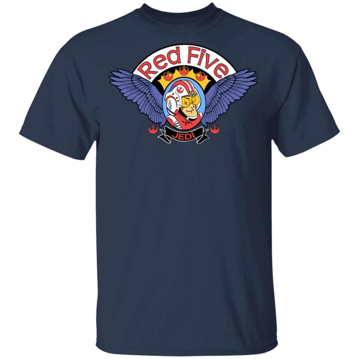 T-Shirts Navy / YXS Roger Red Five Xwing Youth T-Shirt