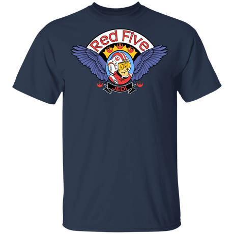 T-Shirts Navy / YXS Roger Red Five Xwing Youth T-Shirt