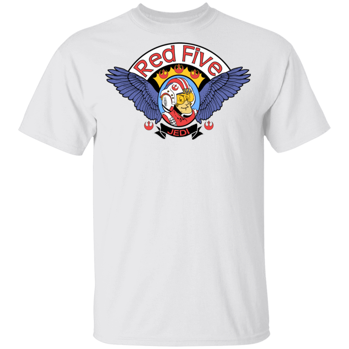 T-Shirts White / YXS Roger Red Five Xwing Youth T-Shirt