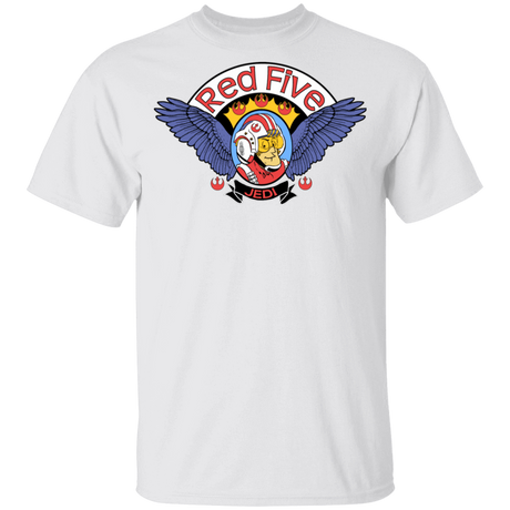 T-Shirts White / YXS Roger Red Five Xwing Youth T-Shirt