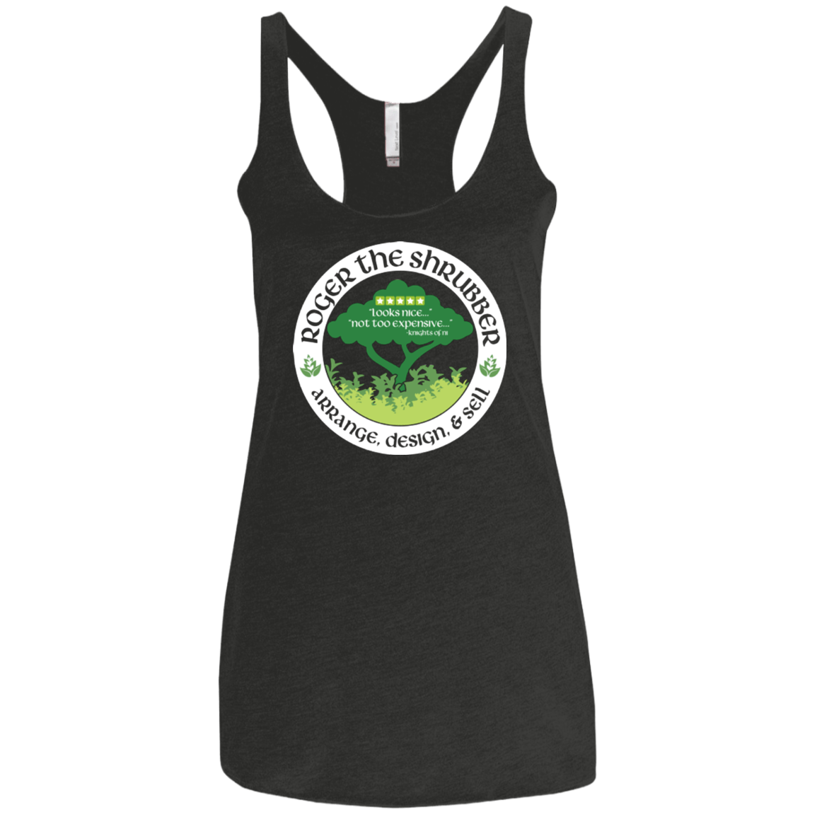 T-Shirts Vintage Black / X-Small Roger Women's Triblend Racerback Tank