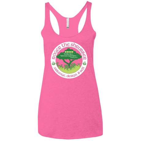 T-Shirts Vintage Pink / X-Small Roger Women's Triblend Racerback Tank
