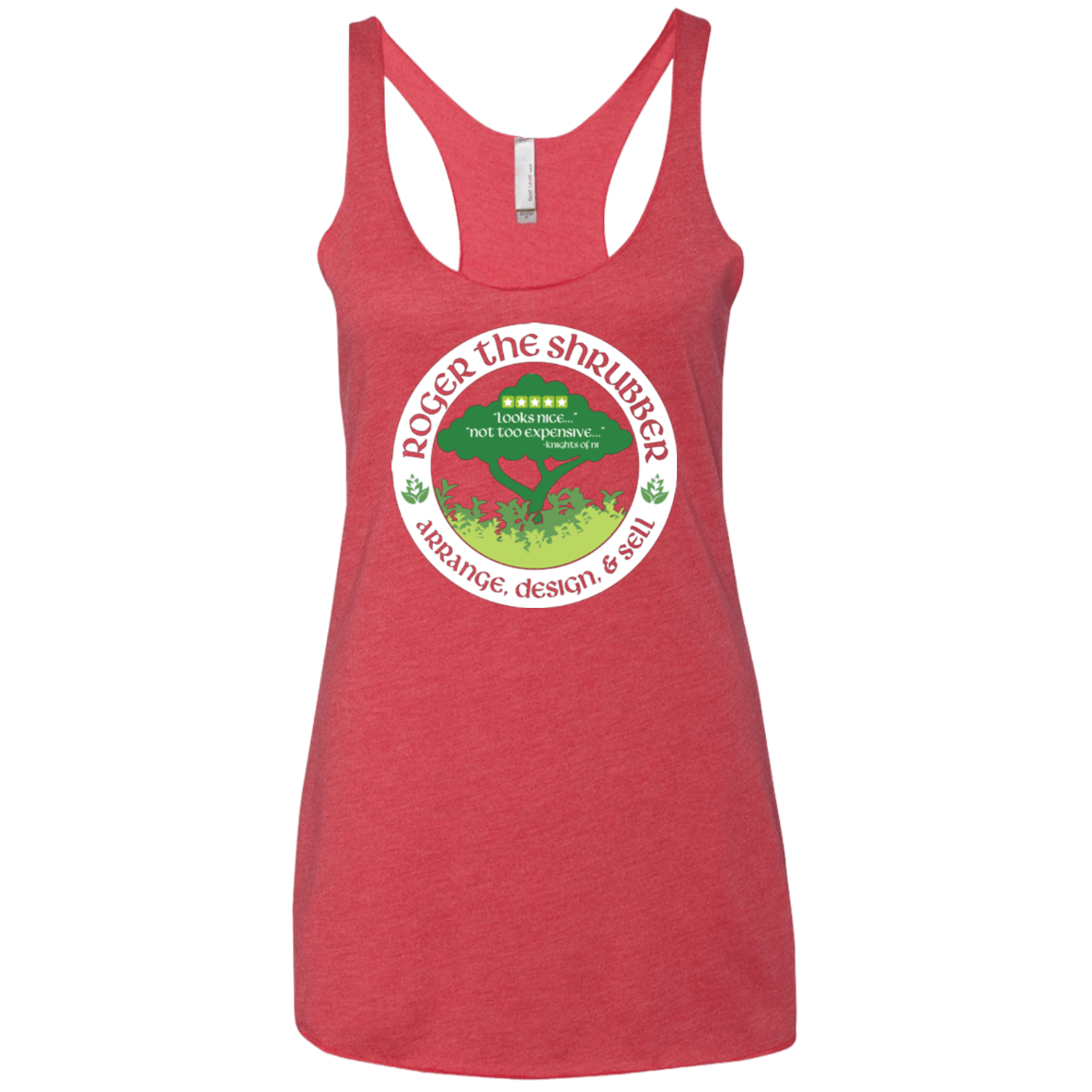T-Shirts Vintage Red / X-Small Roger Women's Triblend Racerback Tank