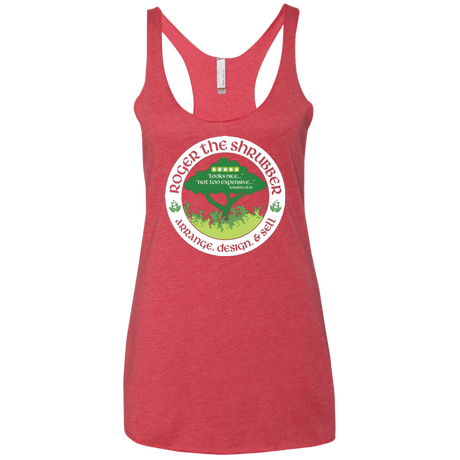 T-Shirts Vintage Red / X-Small Roger Women's Triblend Racerback Tank