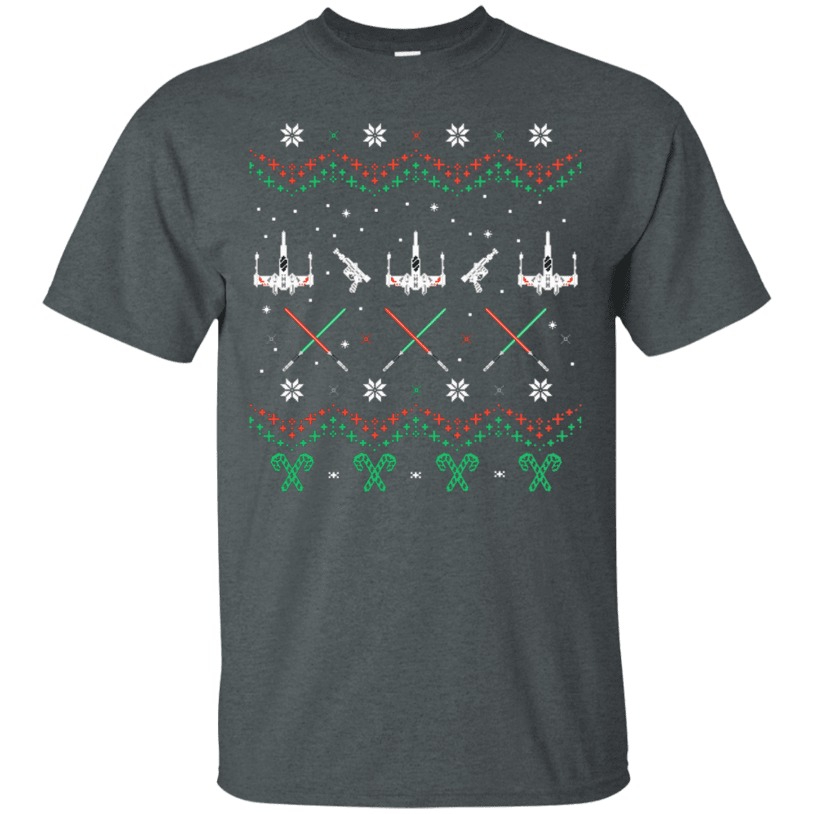 T-Shirts Dark Heather / S Rogue Christmas T-Shirt