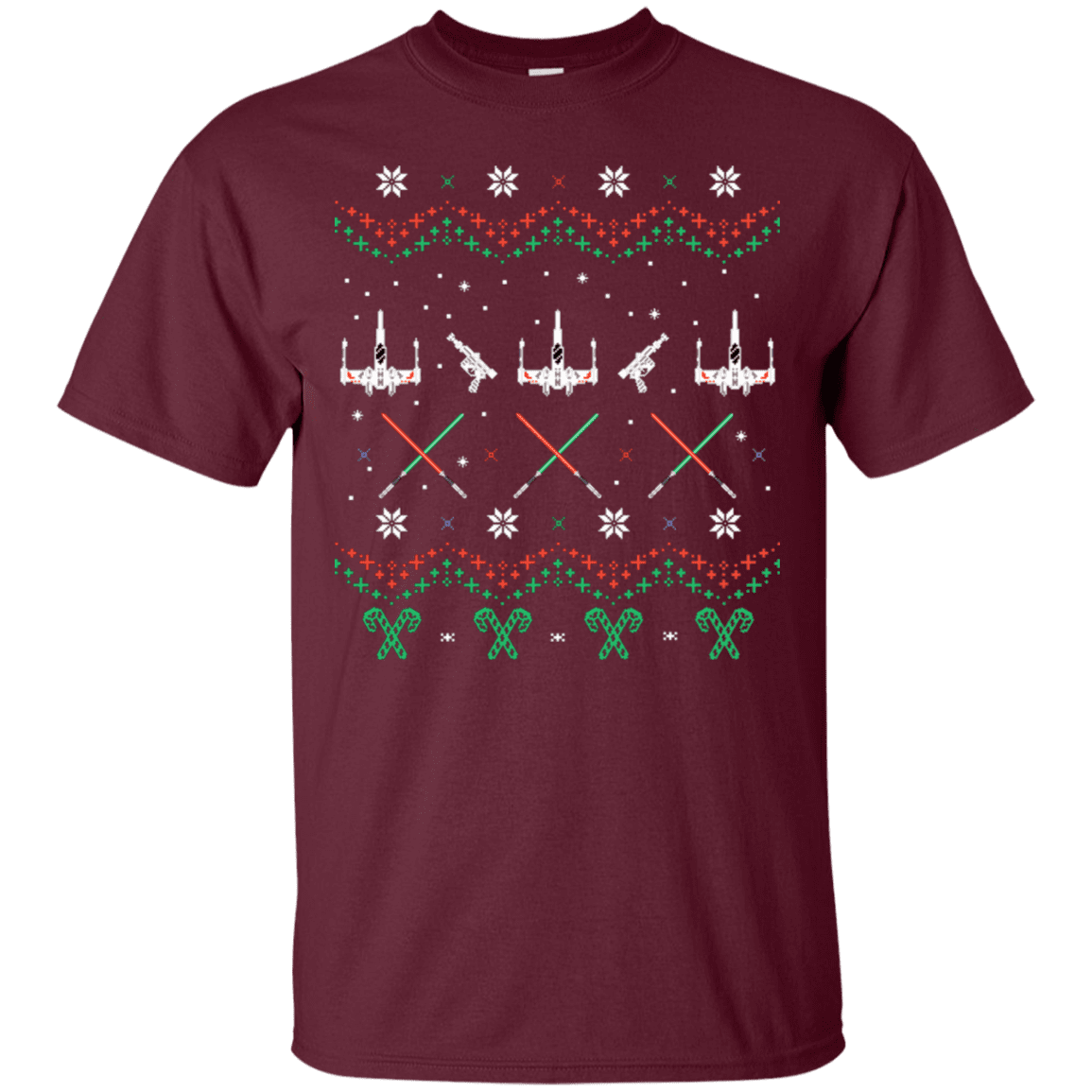 T-Shirts Maroon / S Rogue Christmas T-Shirt
