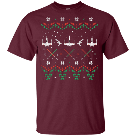 T-Shirts Maroon / YXS Rogue Christmas Youth T-Shirt
