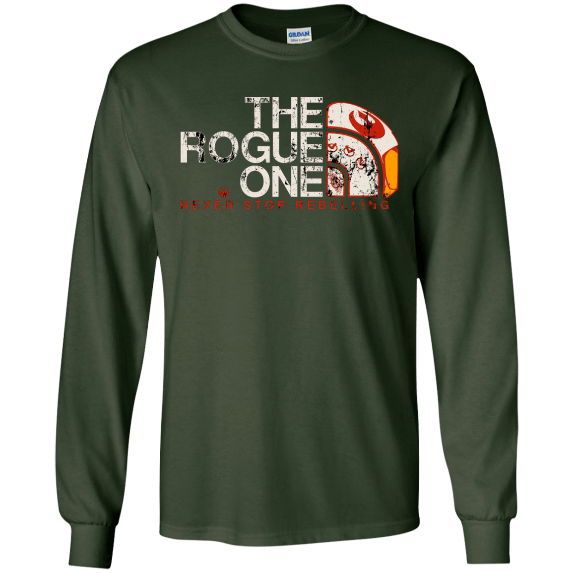 T-Shirts Forest Green / S Rogue North Face Men's Long Sleeve T-Shirt