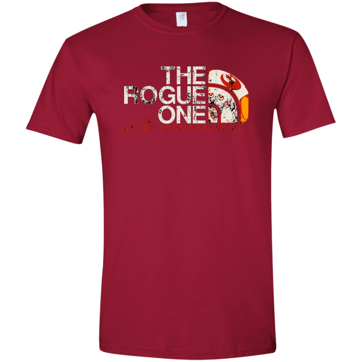 T-Shirts Cardinal Red / S Rogue North Face Men's Semi-Fitted Softstyle