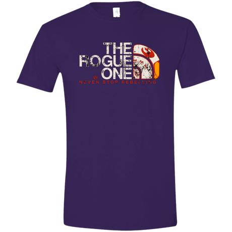 T-Shirts Purple / S Rogue North Face Men's Semi-Fitted Softstyle