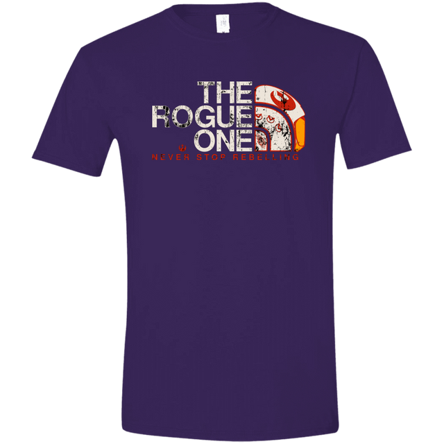 T-Shirts Purple / S Rogue North Face Men's Semi-Fitted Softstyle